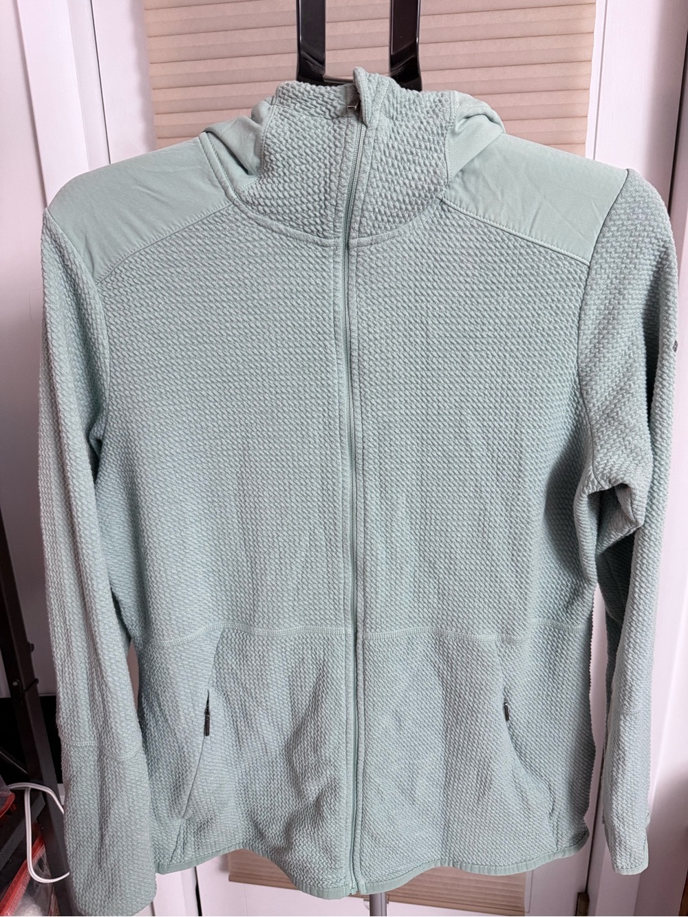 Gorpcore Columbia Lightweight Mint green Full-Zip slim fit Jacket with Hood XL